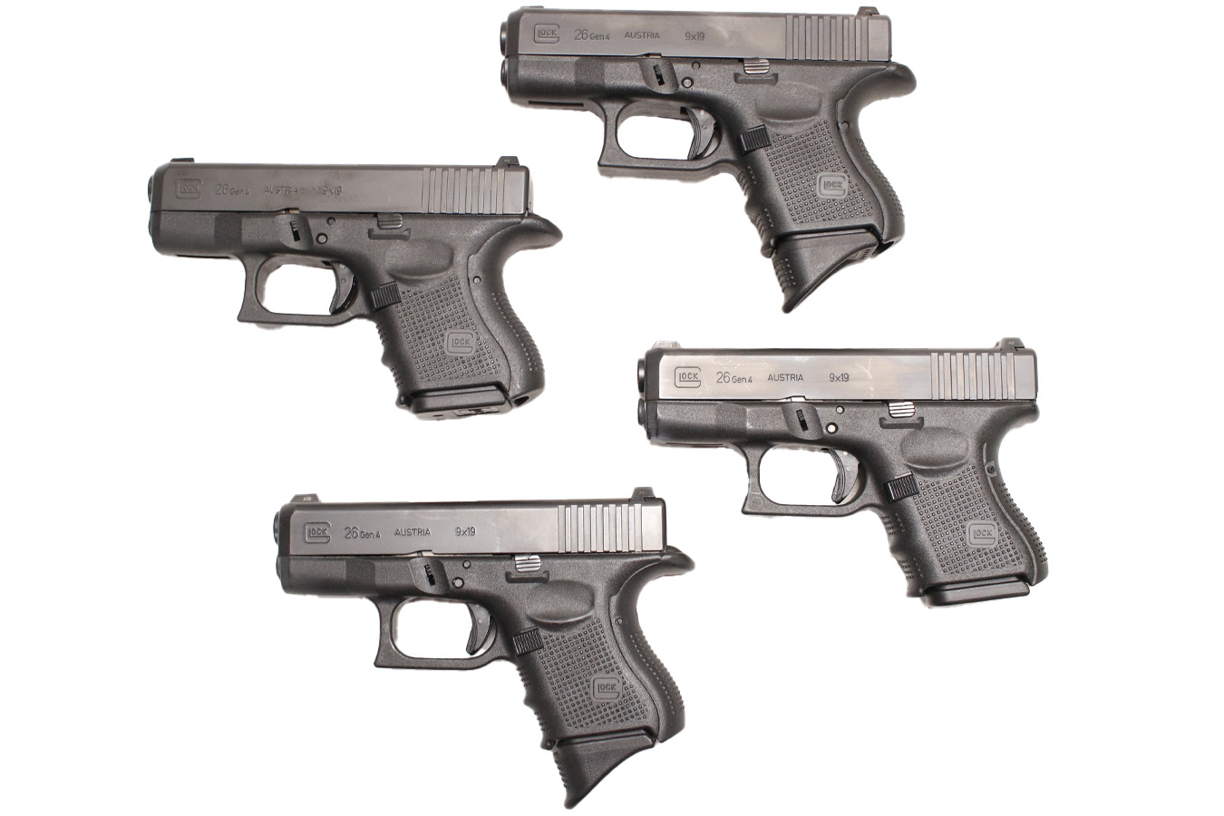 GLOCK 26 Gen4 9mm Police Trade-in Pistols